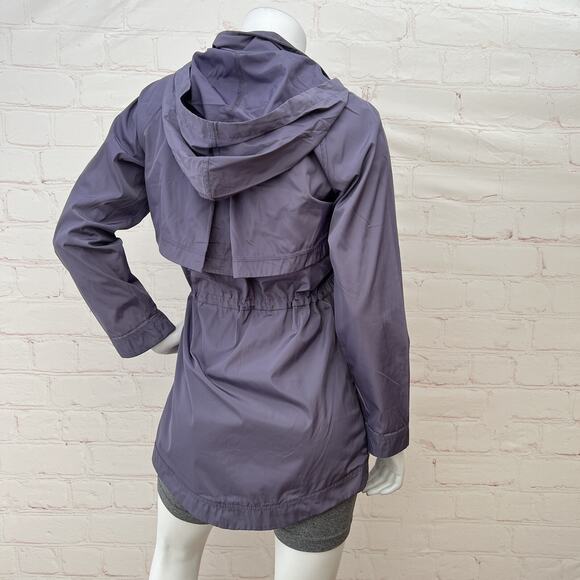 Layer 8 Rain Windbreaker Hooded Light Purple Jacket Qwick Dry XS - Picture 5 of 13